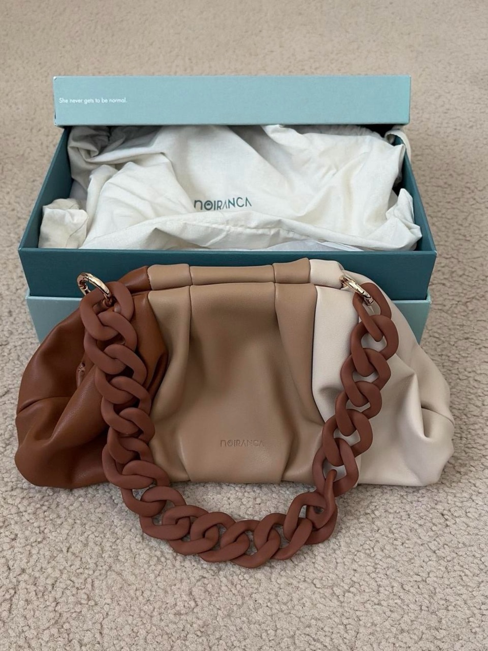 NOIRANCA PATTI BAG IN BROWN